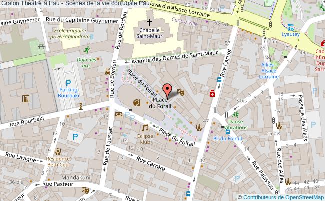 plan Théâtre à Pau - Scènes De La Vie Conjugale Pau