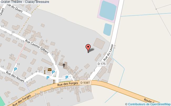 plan Théâtre - Clazay Bressuire