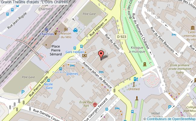 plan Théâtre D'objets : L'ours Chartres