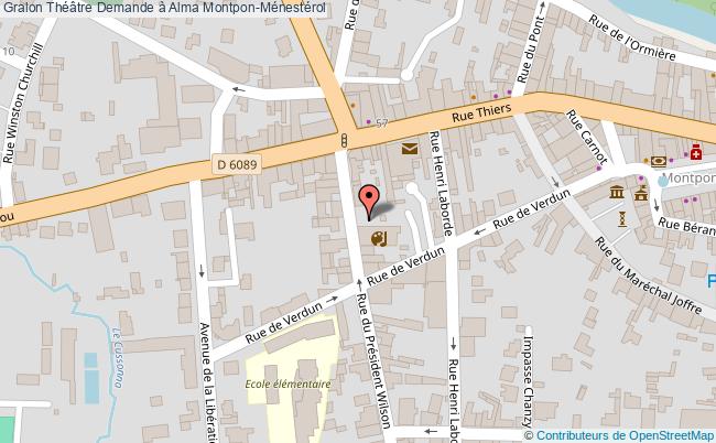plan Théâtre Demande à Alma Montpon-Ménestérol