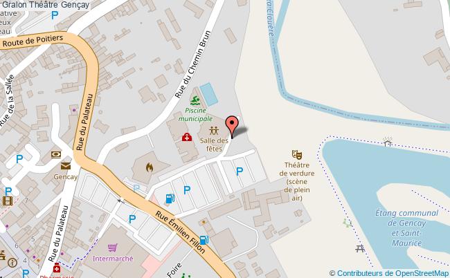 plan Théâtre Gençay