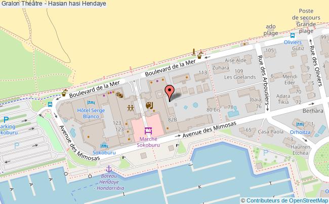 plan Théâtre - Hasian Hasi Hendaye