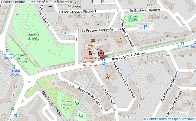 plan Théâtre - L'heureux élu Châteauroux