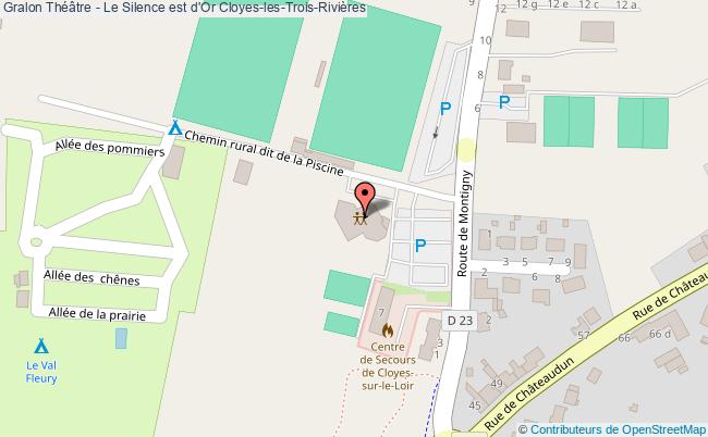 plan Théâtre - Le Silence Est D'or Cloyes-sur-le-Loir