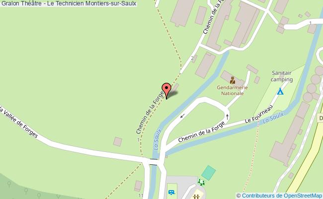 plan Théâtre - Le Technicien Montiers-sur-Saulx