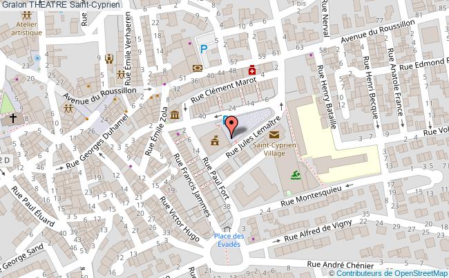 plan Theatre Saint-Cyprien