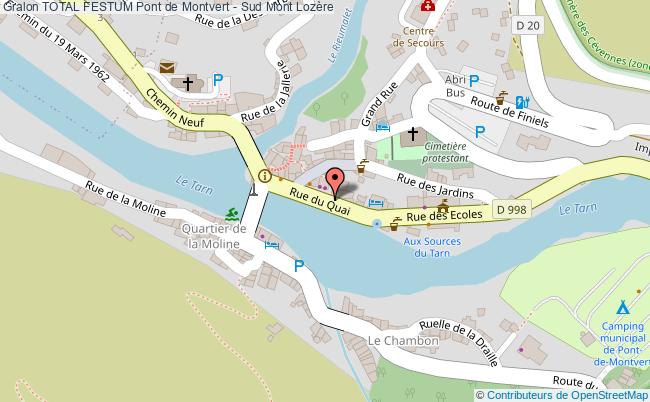 plan Total Festum Le Pont-de-Montvert