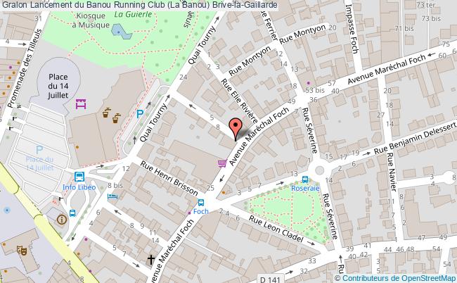 plan Tournoi De Fléchettes (la Banou) Brive-la-Gaillarde