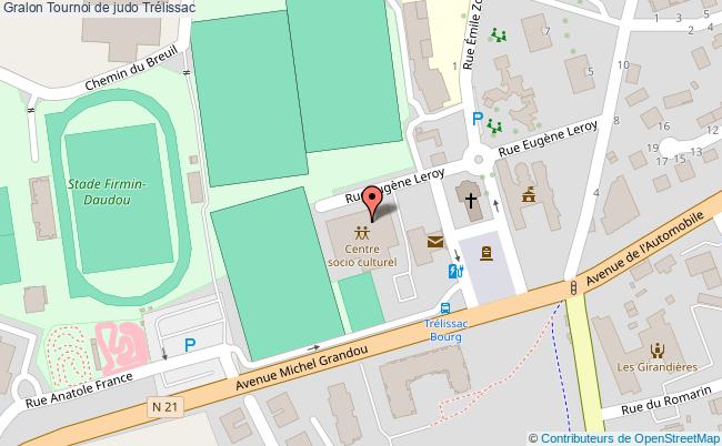 plan Tournoi De Judo Trélissac