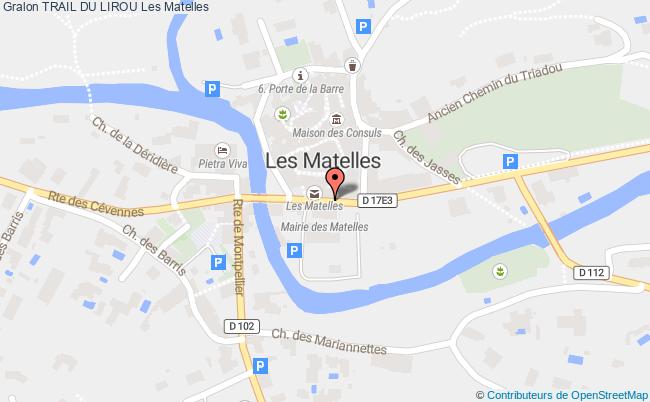 plan Trail Du Lirou Les Matelles