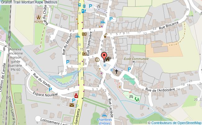 plan Trail Montan'aspe Bedous