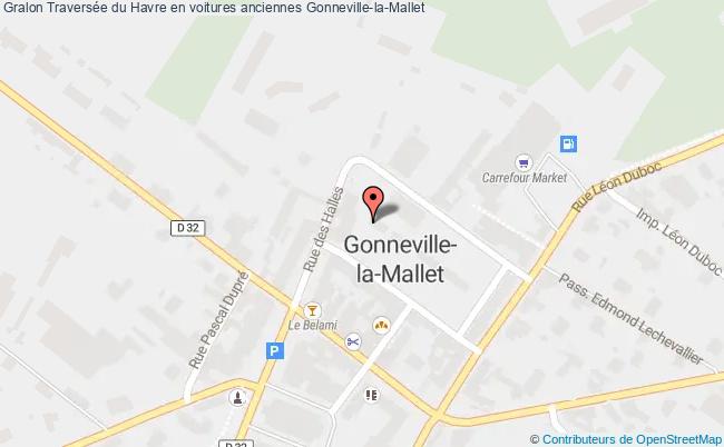 plan Traversée Du Havre En Voitures Anciennes Gonneville-la-Mallet