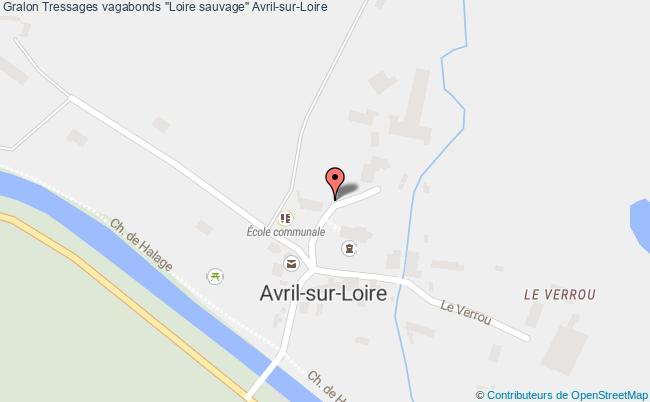 plan Tressages Vagabonds "loire Sauvage" Avril-sur-Loire