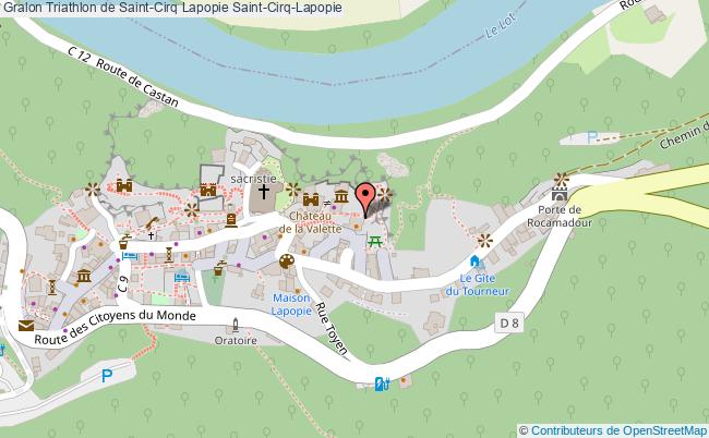 plan Triathlon De Saint-cirq Lapopie Saint-Cirq-Lapopie