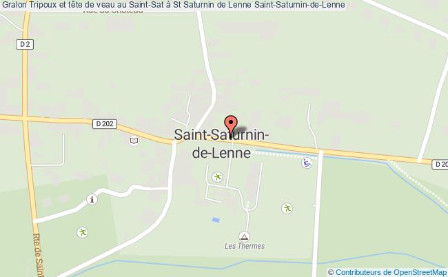 plan Tripoux Et Tête De Veau Au Saint-sat à St Saturnin De Lenne Saint-Saturnin-de-Lenne