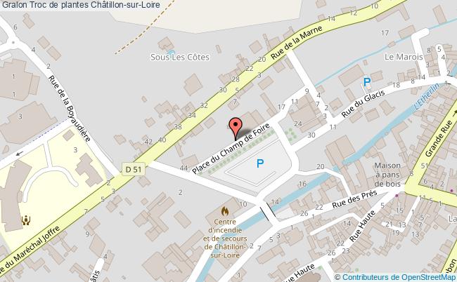 plan Troc De Plantes Châtillon-sur-Loire