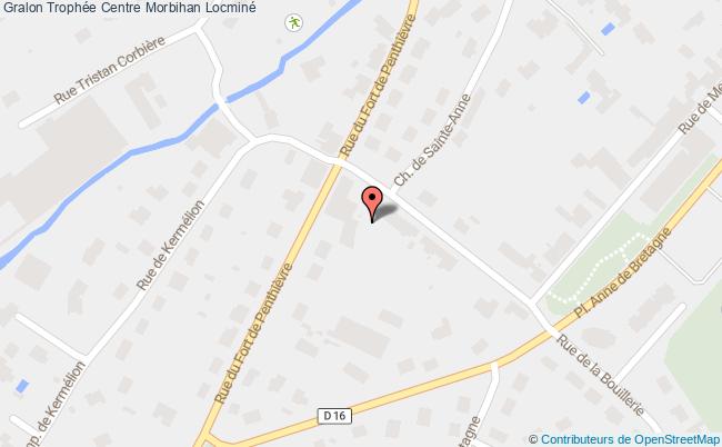 plan Trophée Centre Morbihan Locminé