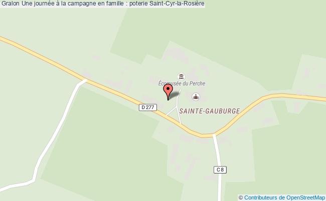plan Une Journée à La Campagne En Famille : Poterie Saint-Cyr-la-Rosière