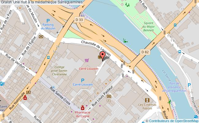 plan Une Nuit à La Médiathèque Sarreguemines