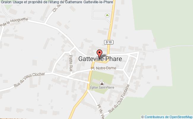 plan Usage Et Propriété De L’étang De Gattemare Gatteville-le-Phare
