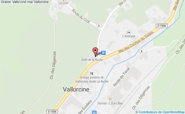 plan Vallo'ciné Mai Vallorcine