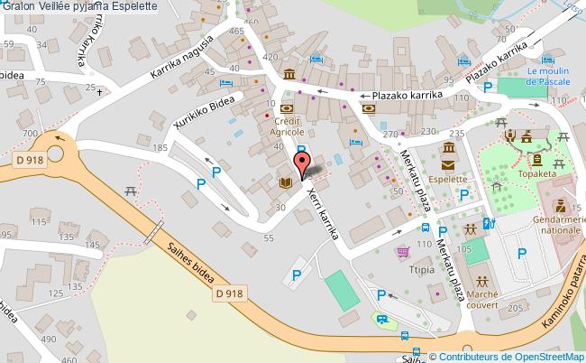 plan Veillée Pyjama Espelette