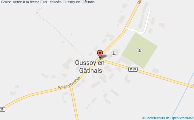 plan Vente à La Ferme Earl Lédanès Oussoy-en-Gâtinais