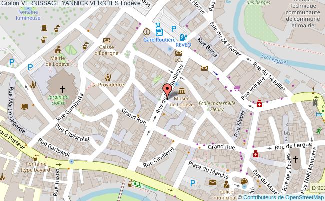 plan Vernissage Yannick Vernhes Lodève