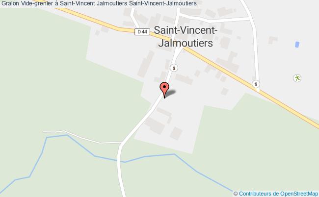 plan Vide-grenier à Saint-vincent Jalmoutiers Saint-Vincent-Jalmoutiers