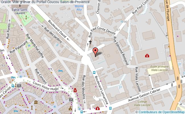 plan Vide Grenier Du Portail Coucou Salon-de-Provence