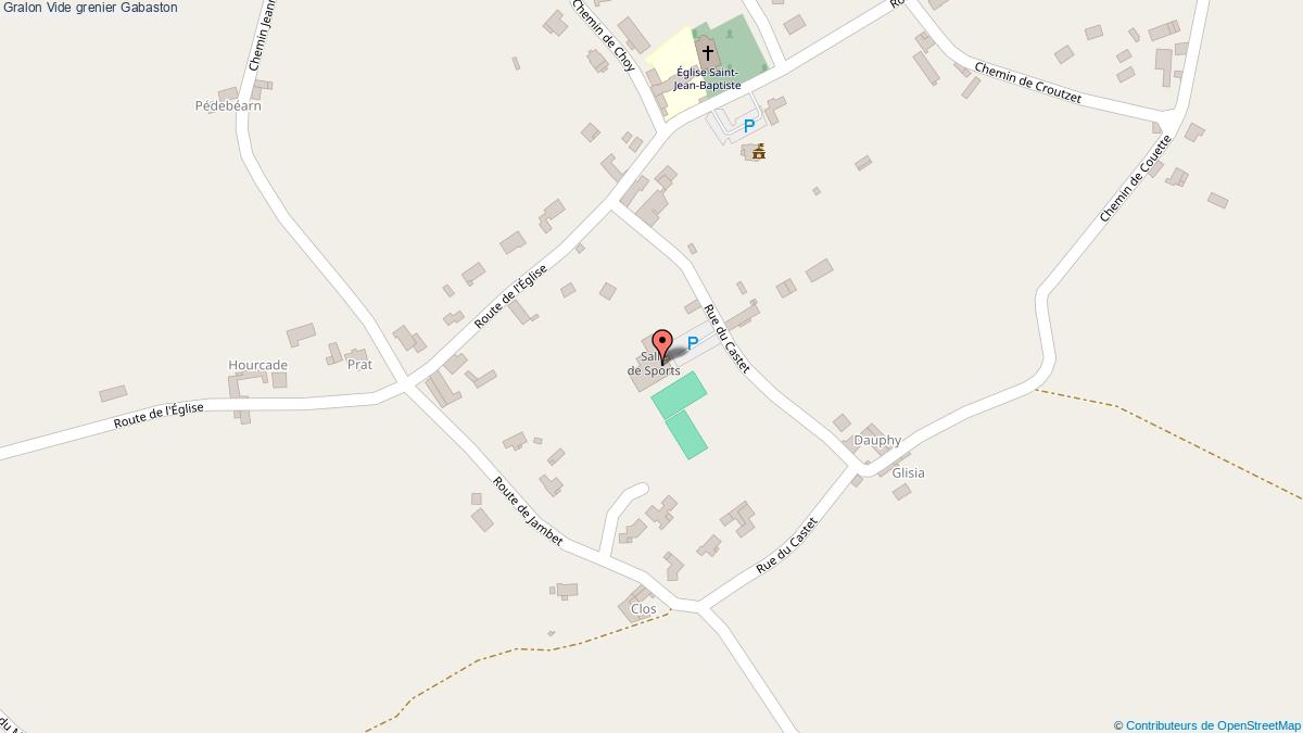 plan Vide Grenier Gabaston