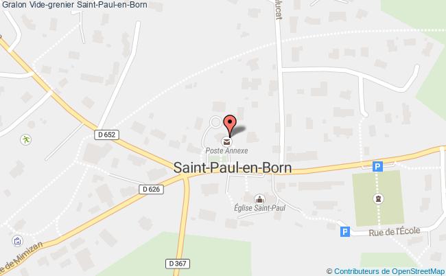 plan Vide-grenier Saint-Paul-en-Born
