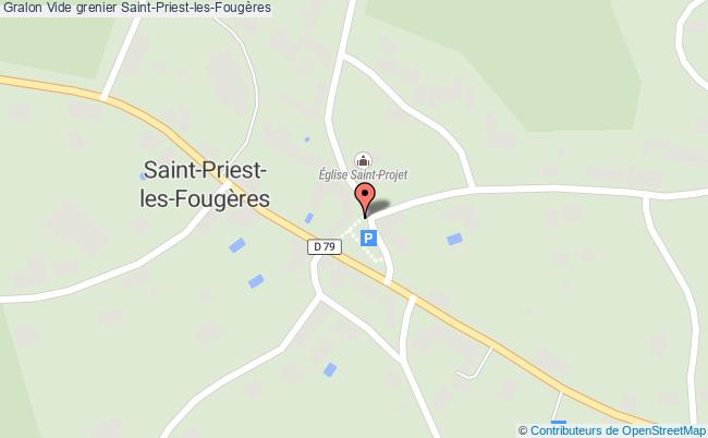 plan Vide Grenier Saint-Priest-les-Fougères