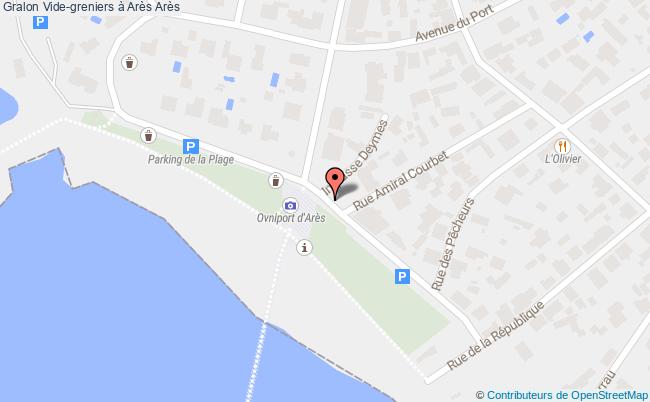 plan Vide Greniers Arès