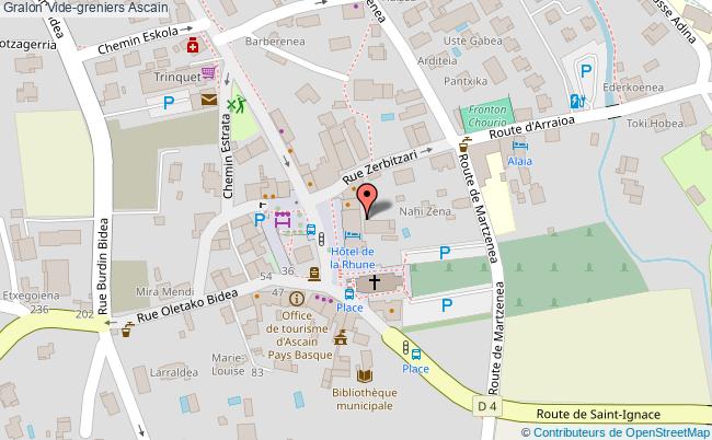 plan Vide-greniers Ascain