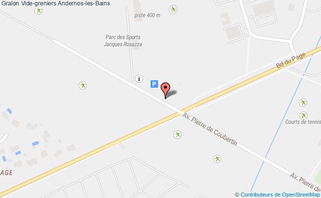 plan Vide-greniers Asptt/cadg Andernos-les-Bains