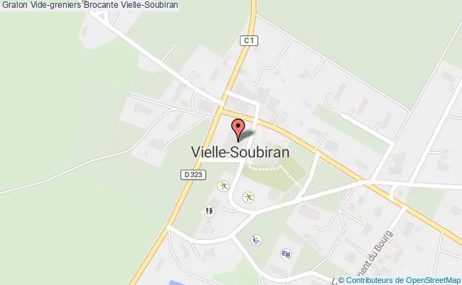 plan Vide-greniers Brocante Vielle-Soubiran
