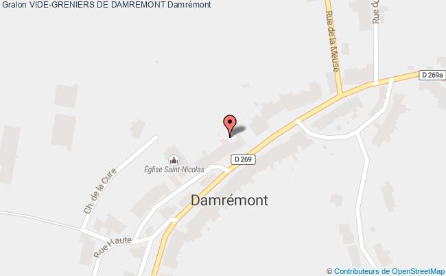plan Vide-greniers De Damremont Damrémont