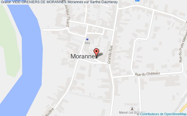 plan Vide-greniers De Morannes Morannes