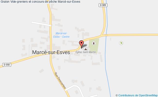 plan Vide-greniers Et Concours De Pêche Marcé-sur-Esves