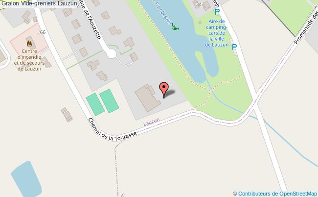 plan Vide-greniers Lauzun