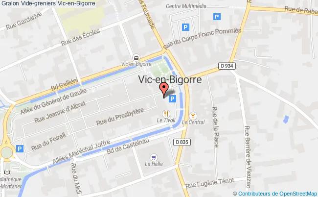 plan Vide-greniers Vic-en-Bigorre