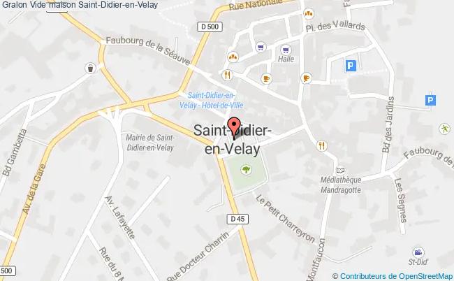 plan Vide Maison Saint-Didier-en-Velay
