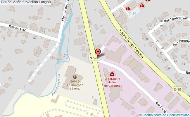 plan Vidéo-projection Langon