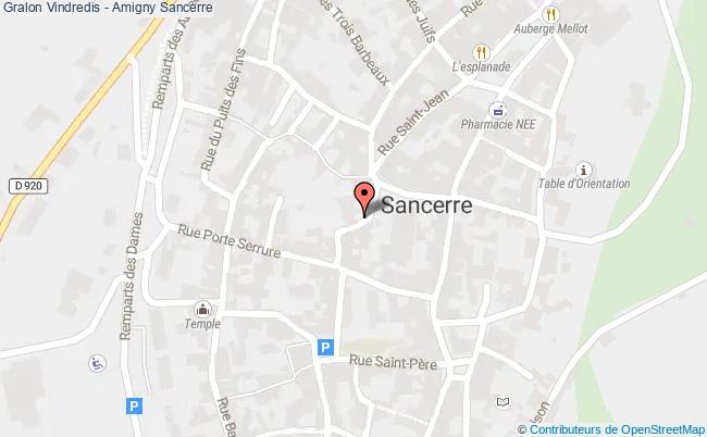 plan Vindredis - Amigny Sancerre