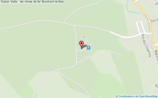 plan Visite : Les Mines De Fer Bourbach-le-Bas