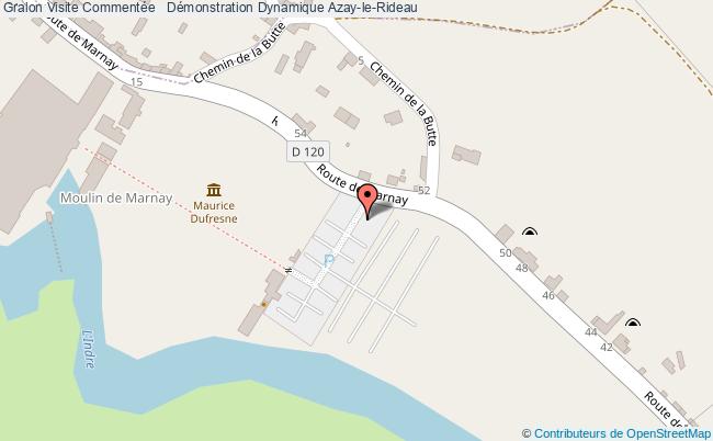 plan Visite Commentée + Démonstration Dynamique Azay-le-Rideau