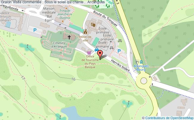 plan Visite Commentée : Sous Le Soleil Qui Chante... Arcangues