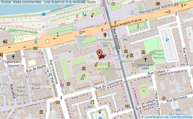 plan Visite Commentée · Une éclaircie à La Verticale Tours