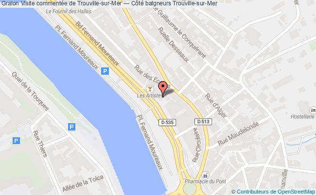 plan Visite Commentée — Côté Baigneurs Trouville-sur-Mer